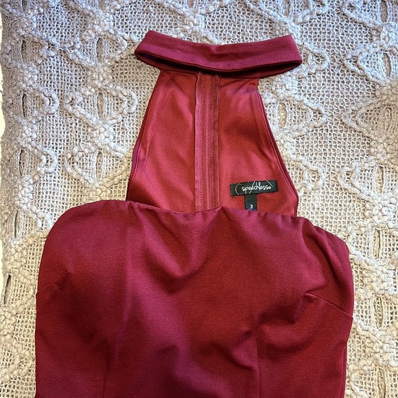 Speechless - Formal/Cocktail Maroon/Burgundy Dress - Picture 3 of 5